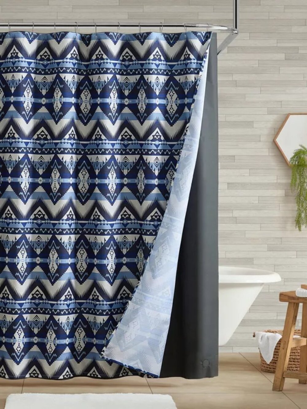 Wrangler Jesse Printed Shower Curtain, 72" x 72"